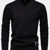 Leopold - Dzianinowy sweter w serek