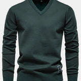 Leopold - Dzianinowy sweter w serek