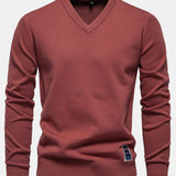 Leopold - Dzianinowy sweter w serek