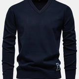Leopold - Dzianinowy sweter w serek