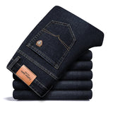 Meindert | Klassieke jeans met rechte pijpen en stretch