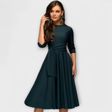 Maria - Marie - Elegancka sukienka na ramiączkach