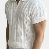 Arkadiusz - Strukturalna koszulka polo