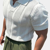 Arkadiusz - Strukturalna koszulka polo