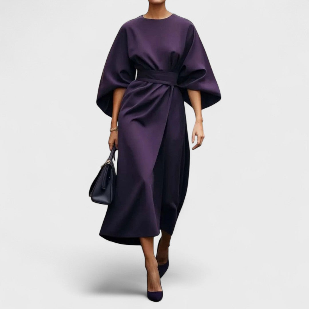 Luiza - Elegancka sukienka com paskiem