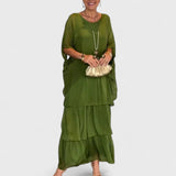 Nora - Elegancka sukienka casual boho com chiffon