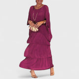 Nora - Elegancka sukienka casual boho com chiffon