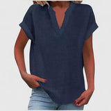 Ksawera - Bluzka V-Neck Wygodna