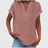 Ksawera - Bluzka V-Neck Wygodna
