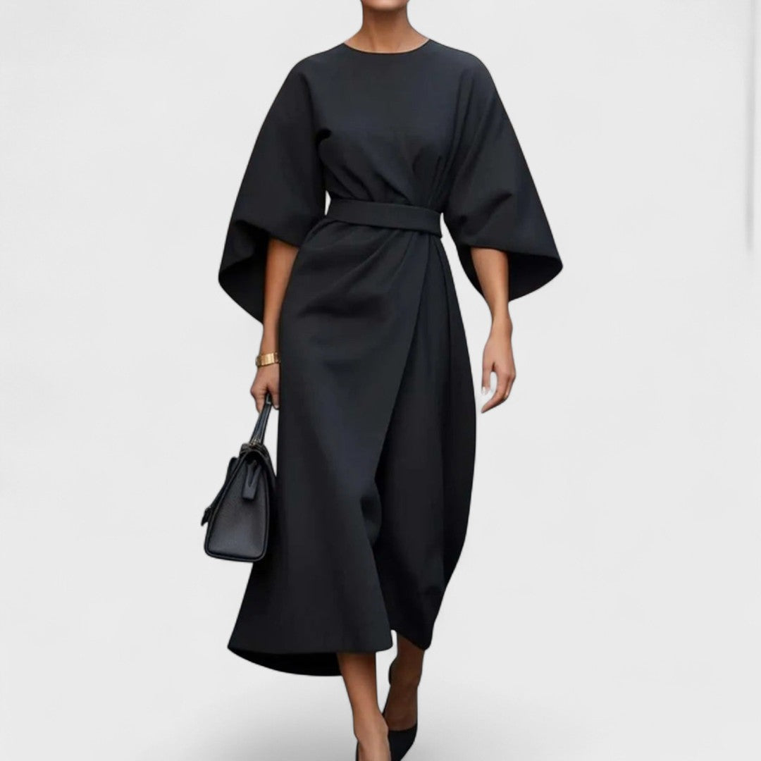 Luiza - Elegancka sukienka com paskiem