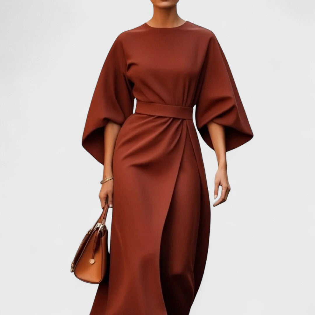 Luiza - Elegancka sukienka com paskiem