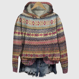 Elżbieta - Retro Etniczny Sweter