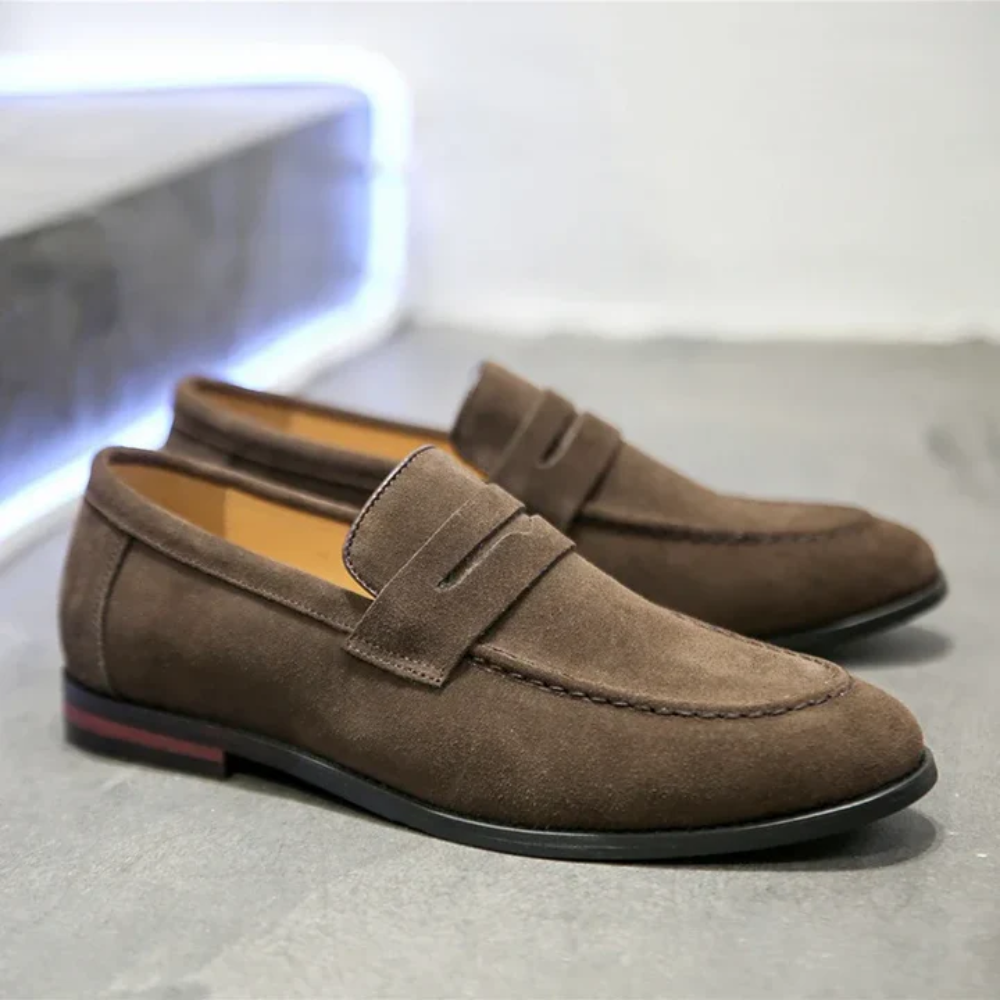 Krzysztof - Zamszowe loafersy na lato