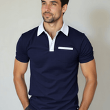 Raoul | Polo met contrastkraag