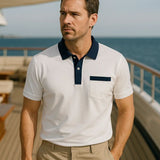 Raoul | Polo met contrastkraag