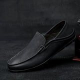 Renze | Leren driving loafers