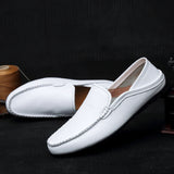 Renze | Leren driving loafers