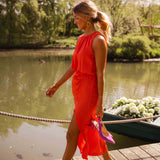 Line - Elegancka Midi Sukienka