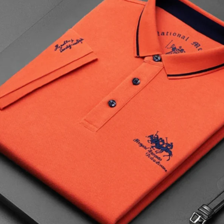 Lucjan - Koszulka polo w klubowe paski