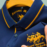 Lucjan - Koszulka polo w klubowe paski