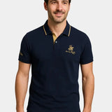 Lucjan - Koszulka polo w klubowe paski