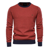 Konstanty - Strukturalny sweter z cienkiej dzianiny