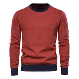 Konstanty - Strukturalny sweter z cienkiej dzianiny