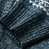 Rutger | Trui met geometrisch patroon en rits