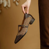 Kinga - Buty vintage z klamrą