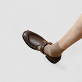 Zhelynne - Orthopedyczne buty Mary Jane z kwadratowym noskiem