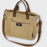Malwina - Torba Tote z Minimalistycznego Kanvasu