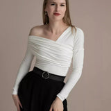 Klara - Top Clara Monroe z jednym ramiączkiem
