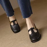 Ludwika - Buty z paskiem T w stylu vintage