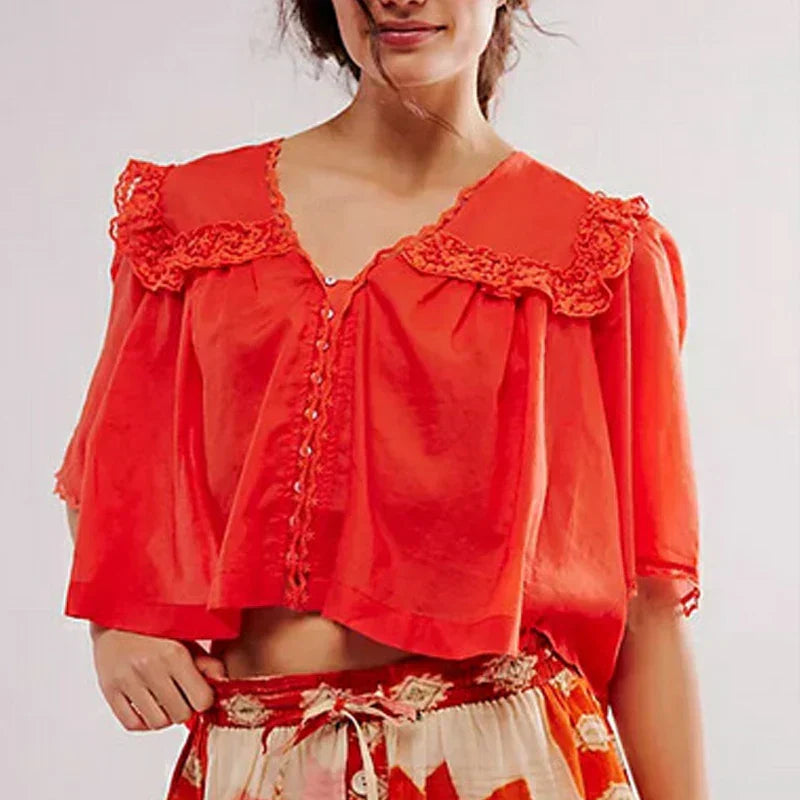 Maria - Bluzka Marais Ruffle