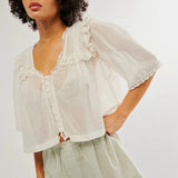 Maria - Bluzka Marais Ruffle