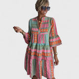 Juliana - Sukienka boho com falbanami