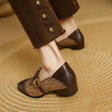 Kinga - Buty vintage z klamrą
