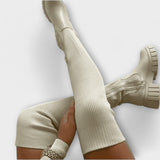 Lurewa - Kozaki Overknee com Chunky Sole
