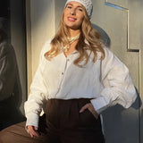 Barbara - Luźna Koszula Bawełniana