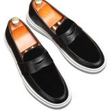 Sebastian - Skórzane penny loafersy