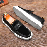 Sebastian - Skórzane penny loafersy