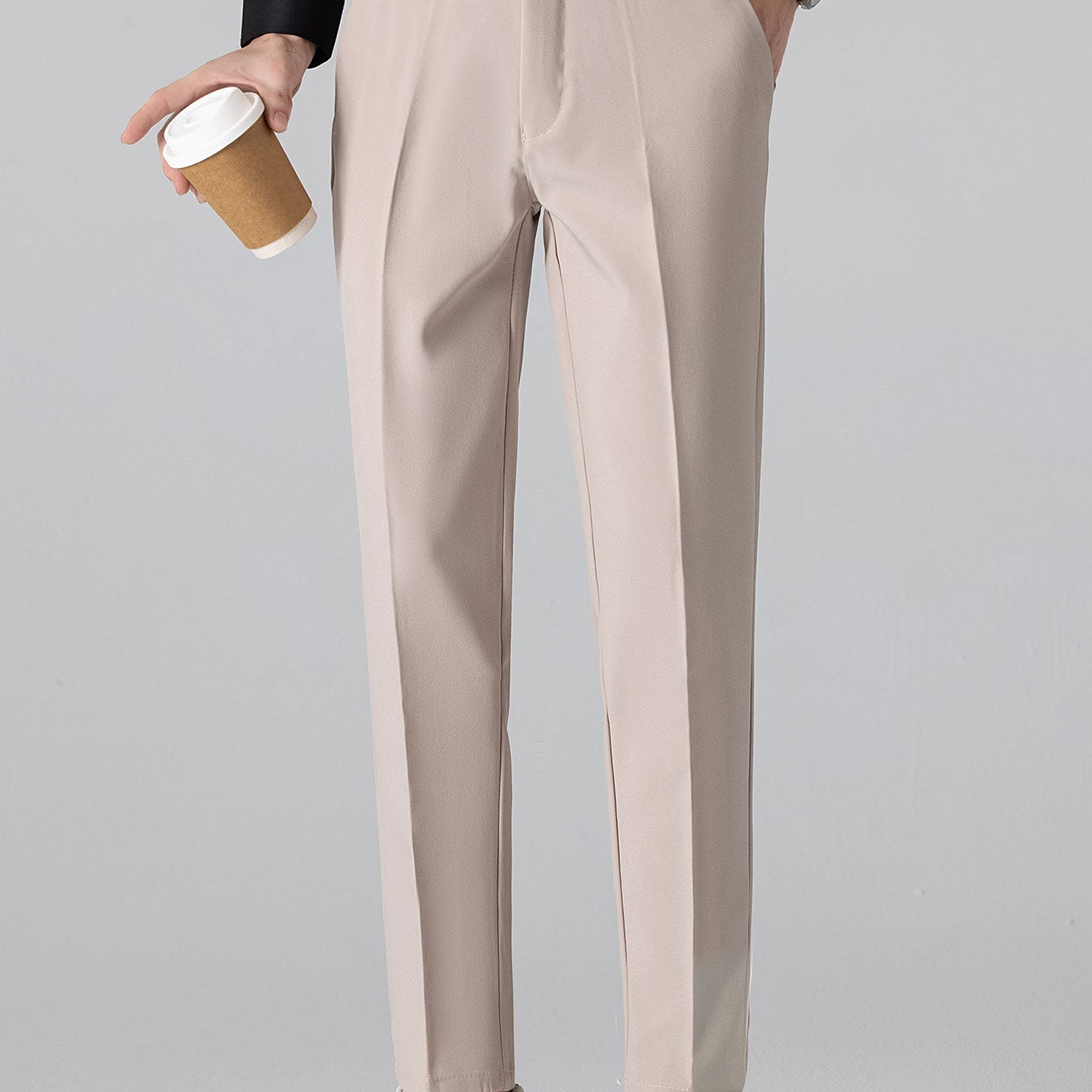 Sjoerd | Slim fit taps toelopende pantalon