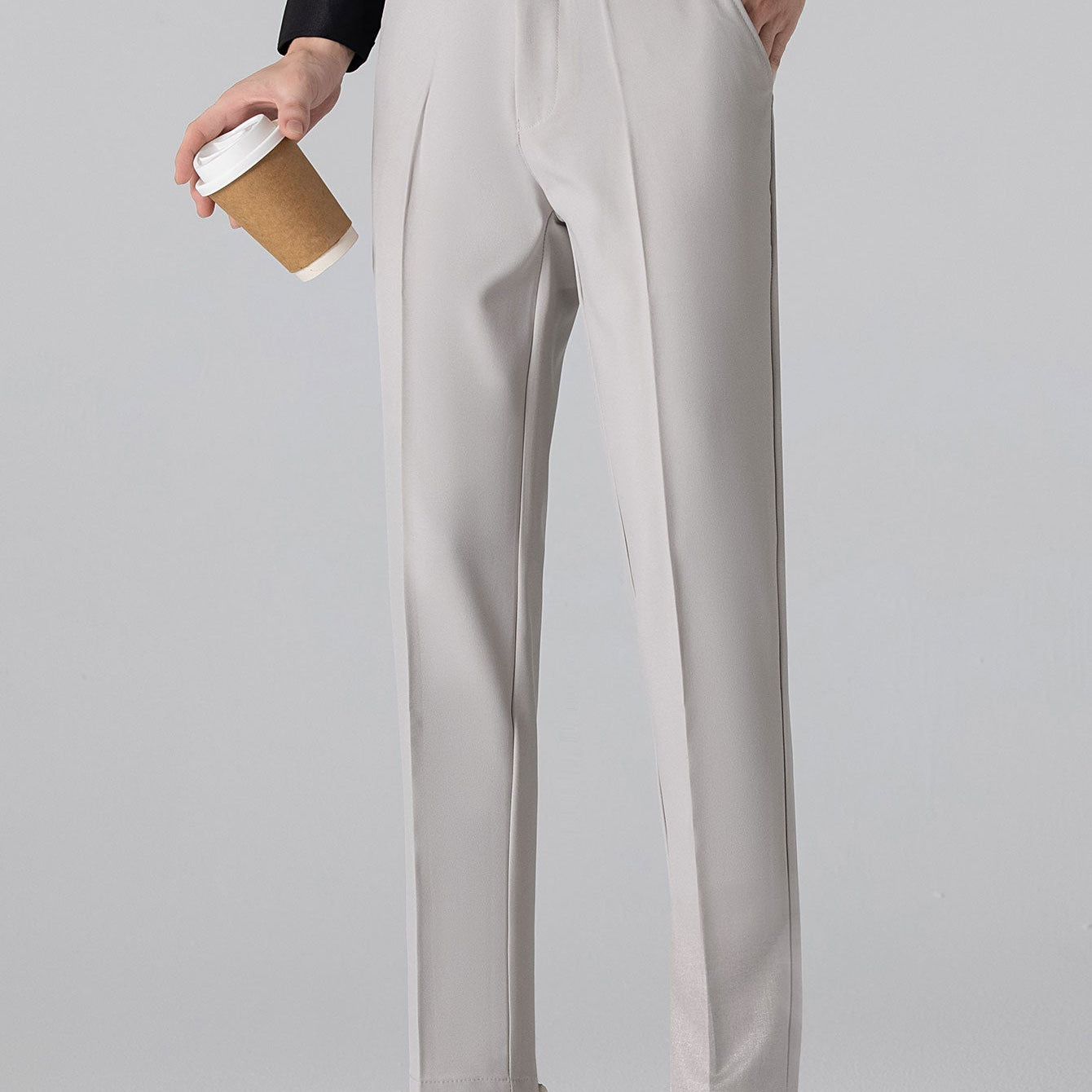Sjoerd | Slim fit taps toelopende pantalon