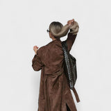 Weronika - Elegancki płaszcz trench com kołnierzem