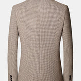 Ties | Blazer met fijne ruit in wollook