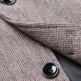 Ties | Blazer met fijne ruit in wollook