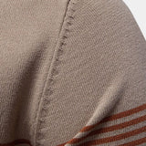 Timon | Witte polo met streepdetail