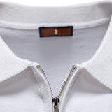 Timon | Witte polo met streepdetail