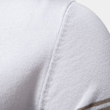 Timon | Witte polo met streepdetail
