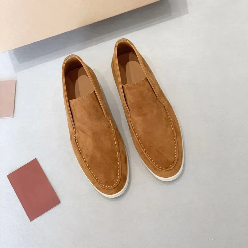 Tjalle | Casual suède loafers